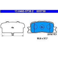 ATE 605738 Brake pad set 13.0460-5738.2 - Brake Pads