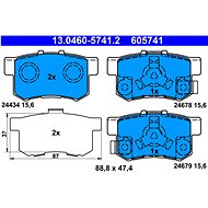 ATE 605741 Brake pad set 13.0460-5741.2 - Brake Pads