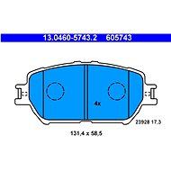 ATE 605743 Brake pad set 13.0460-5743.2 - Brake Pads
