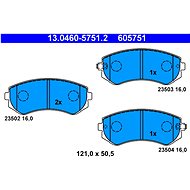 ATE 605751 Brake pad set 13.0460-5751.2 - Brake Pads