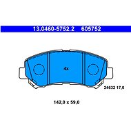 ATE 605752 Brake pad set 13.0460-5752.2 - Brake Pads