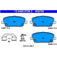 ATE 605756 Brake pad set 13.0460-5756.2 - Brake Pads