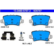 ATE 605757 Brake pad set 13.0460-5757.2 - Brake Pads