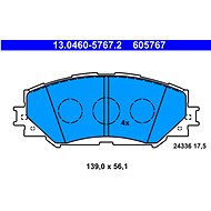ATE 605767 Brake pad set 13.0460-5767.2 - Brake Pads