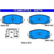 ATE 605776 Brake pad set 13.0460-5776.2 - Brake Pads