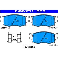 ATE 605779 Brake pad set 13.0460-5779.2 - Brake Pads