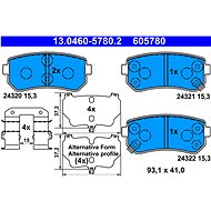 ATE 605780 Brake pad set 13.0460-5780.2 - Brake Pads