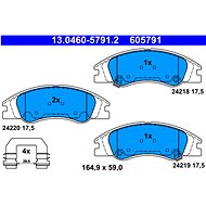 ATE 605791 Brake pad set 13.0460-5791.2 - Brake Pads