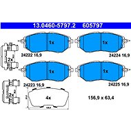 ATE 605797 Brake pad set 13.0460-5797.2 - Brake Pads
