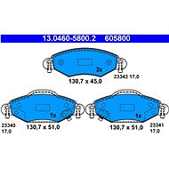 ATE 605800 Brake pad set 13.0460-5800.2 - Brake Pads