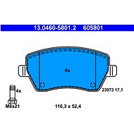 ATE 605801 Brake pad set 13.0460-5801.2 - Brake Pads