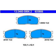 ATE 605806 Brake pad set 13.0460-5806.2 - Brake Pads
