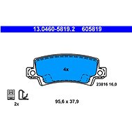 ATE 605819 Brake pad set 13.0460-5819.2 - Brake Pads