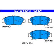 ATE 605820 Brake pad set 13.0460-5820.2 - Brake Pads