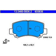 ATE 605836 Brake pad set 13.0460-5836.2 - Brake Pads