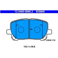 ATE 605846 Brake pad set 13.0460-5846.2 - Brake Pads