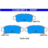 ATE 605847 Brake pad set 13.0460-5847.2 - Brake Pads