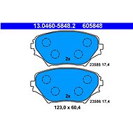 ATE 605848 Brake pad set 13.0460-5848.2 - Brake Pads