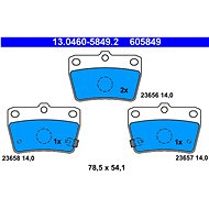 ATE 605849 Brake pad set 13.0460-5849.2 - Brake Pads