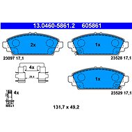 ATE 605861 Brake pad set 13.0460-5861.2 - Brake Pads