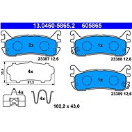 ATE 605865 Brake pad set 13.0460-5865.2 - Brake Pads