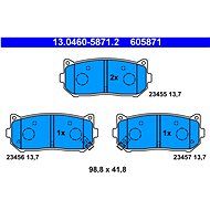 ATE 605871 Brake pad set 13.0460-5871.2 - Brake Pads