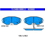 ATE 605880 Brake pad set 13.0460-5880.2 - Brake Pads