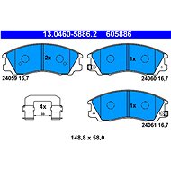 ATE 605886 Brake pad set 13.0460-5886.2 - Brake Pads