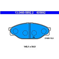 ATE 605892 Brake pad set 13.0460-5892.2 - Brake Pads