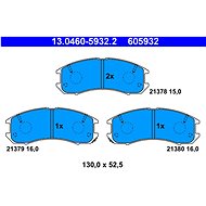 ATE 605932 Brake pad set 13.0460-5932.2 - Brake Pads