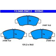 ATE 605943 Brake pad set 13.0460-5943.2 - Brake Pads
