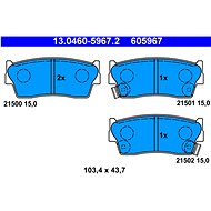 ATE 605967 Brake pad set 13.0460-5967.2 - Brake Pads