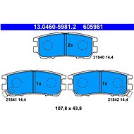 ATE 605981 Brake pad set 13.0460-5981.2 - Brake Pads