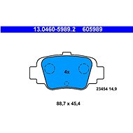 ATE 605989 Brake pad set 13.0460-5989.2 - Brake Pads