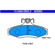 ATE 605993 Brake pad set 13.0460-5993.2 - Brake Pads