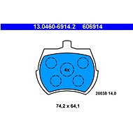 ATE 606914 Brake pad set 13.0460-6914.2 - Brake Pads