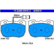 ATE 606916 Brake pad set 13.0460-6916.2 - Brake Pads