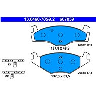 ATE 607059 Brake pad set 13.0460-7059.2 - Brake Pads