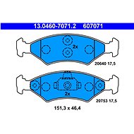 ATE 607071 Brake pad set 13.0460-7071.2 - Brake Pads