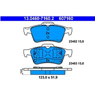 ATE 607160 Brake pad set 13.0460-7160.2 - Brake Pads