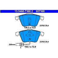 ATE 607166 Brake pad set 13.0460-7166.2 - Brake Pads