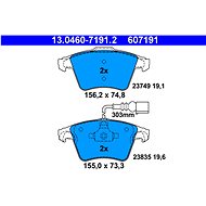 ATE 607191 Brake pad set 13.0460-7191.2 - Brake Pads