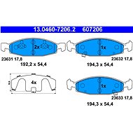 ATE 607206 Brake pad set 13.0460-7206.2 - Brake Pads