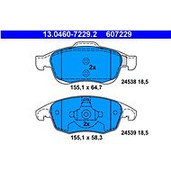 ATE 607229 Brake pad set 13.0460-7229.2 - Brake Pads