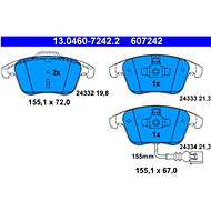 ATE 607242 Brake pad set 13.0460-7242.2 - Brake Pads