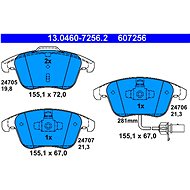 ATE 607256 Brake pad set 13.0460-7256.2 - Brake Pads