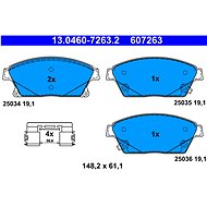 ATE 607263 Brake pad set 13.0460-7263.2 - Brake Pads