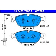 ATE 607280 Brake pad set 13.0460-7280.2 - Brake Pads