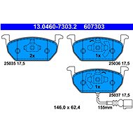 ATE INSERTS OC3 AT 13.0460-7303.2 - Brake Pads