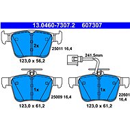 ATE 607307 Brake pad set 13.0460-7307.2 - Brake Pads